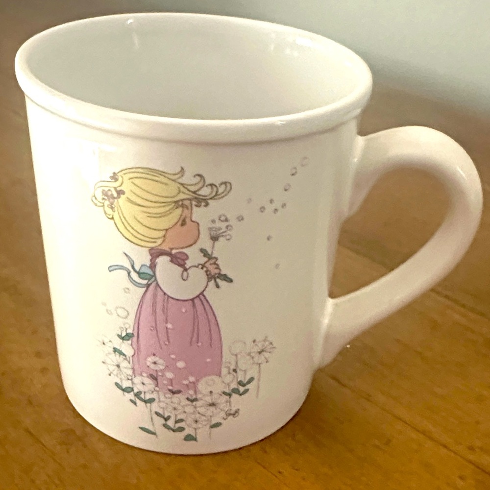 Precious Moments “Mom You’re A Wish Come True” Coffee Mug, Cup, 1994